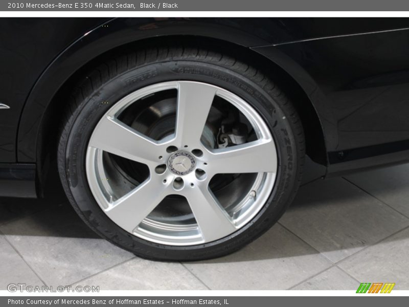 Black / Black 2010 Mercedes-Benz E 350 4Matic Sedan