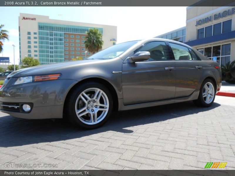Carbon Bronze Metallic / Parchment 2008 Acura TL 3.2