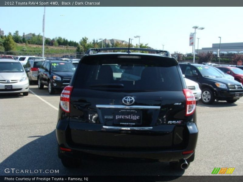 Black / Dark Charcoal 2012 Toyota RAV4 Sport 4WD