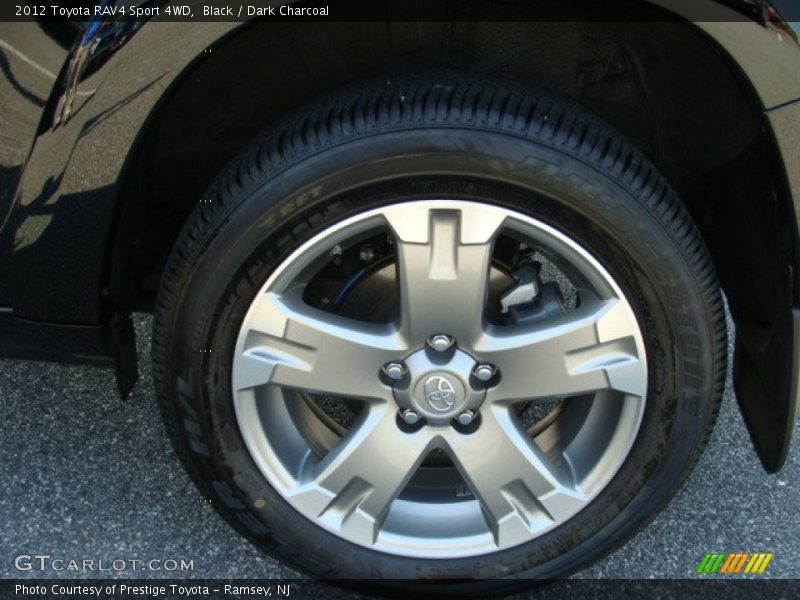 Black / Dark Charcoal 2012 Toyota RAV4 Sport 4WD