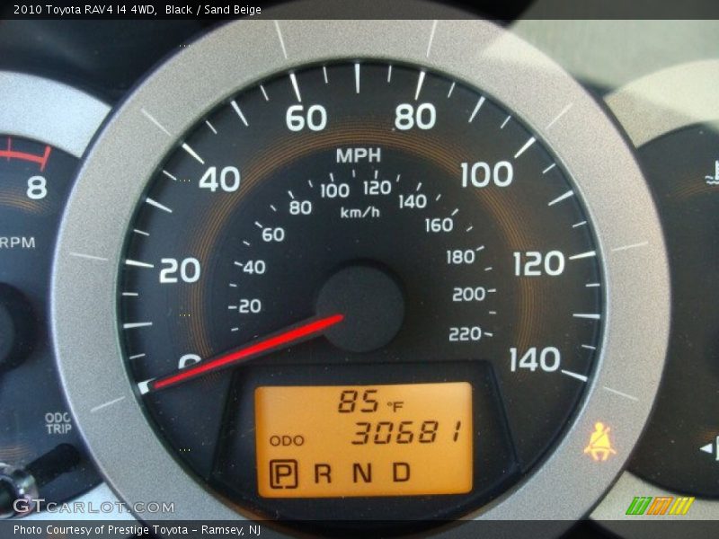 Black / Sand Beige 2010 Toyota RAV4 I4 4WD