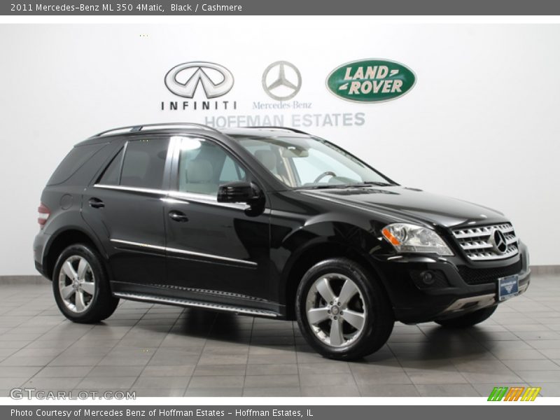 Black / Cashmere 2011 Mercedes-Benz ML 350 4Matic