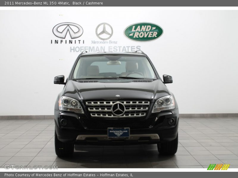 Black / Cashmere 2011 Mercedes-Benz ML 350 4Matic