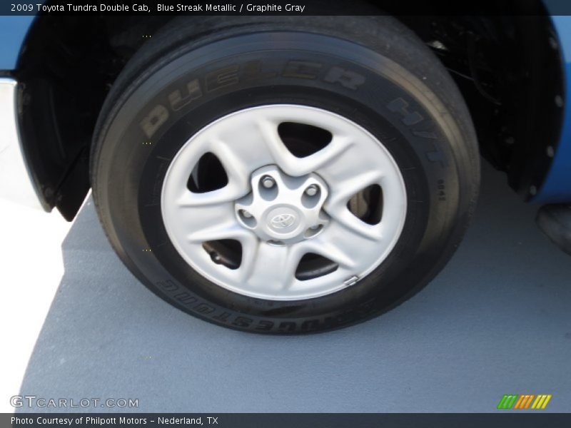 Blue Streak Metallic / Graphite Gray 2009 Toyota Tundra Double Cab