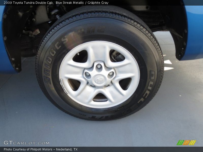 Blue Streak Metallic / Graphite Gray 2009 Toyota Tundra Double Cab