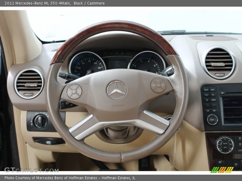Black / Cashmere 2011 Mercedes-Benz ML 350 4Matic