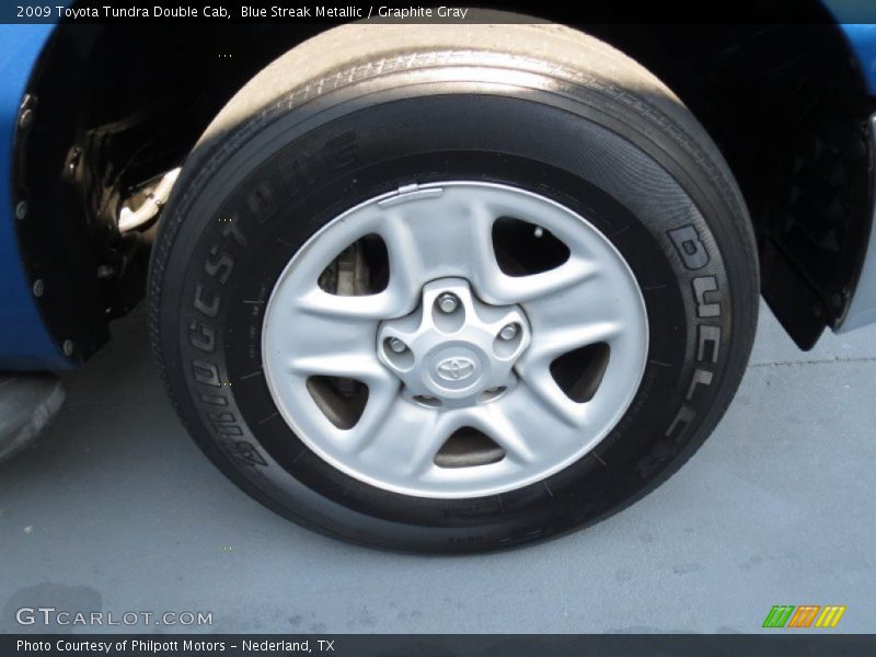 Blue Streak Metallic / Graphite Gray 2009 Toyota Tundra Double Cab