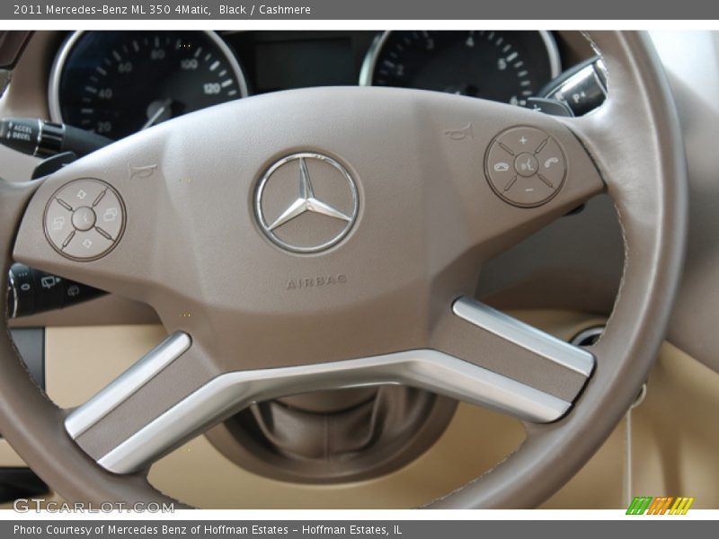 Black / Cashmere 2011 Mercedes-Benz ML 350 4Matic