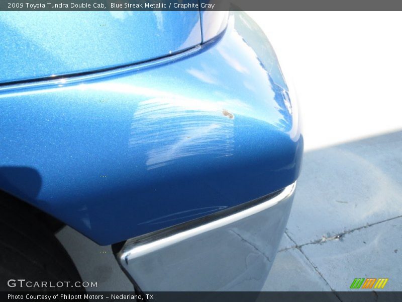 Blue Streak Metallic / Graphite Gray 2009 Toyota Tundra Double Cab
