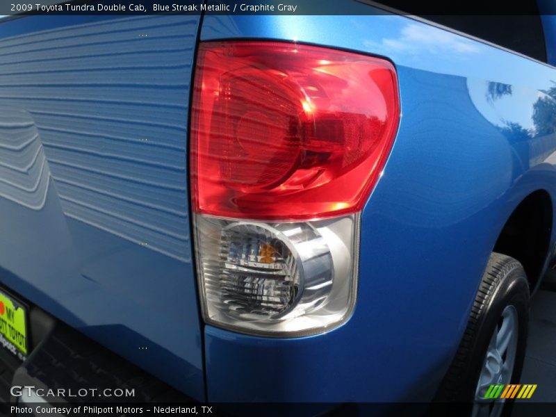 Blue Streak Metallic / Graphite Gray 2009 Toyota Tundra Double Cab