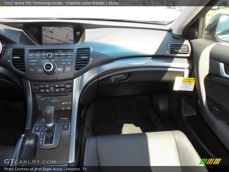 Graphite Luster Metallic / Ebony 2012 Acura TSX Technology Sedan