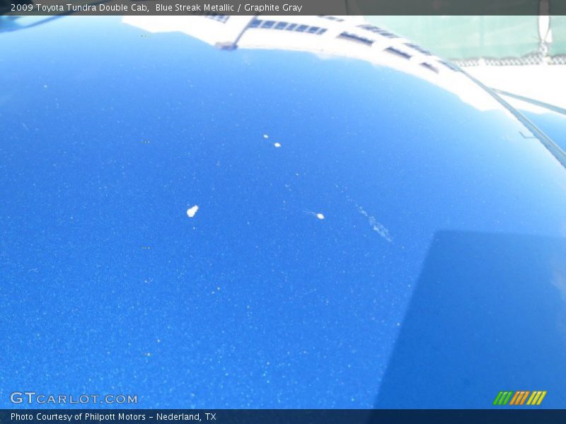 Blue Streak Metallic / Graphite Gray 2009 Toyota Tundra Double Cab