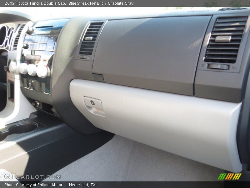 Blue Streak Metallic / Graphite Gray 2009 Toyota Tundra Double Cab