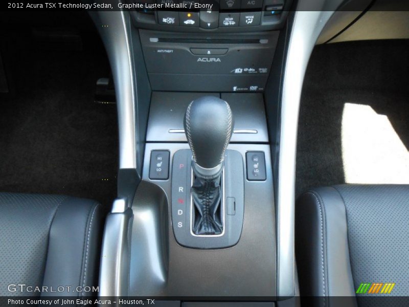 Graphite Luster Metallic / Ebony 2012 Acura TSX Technology Sedan
