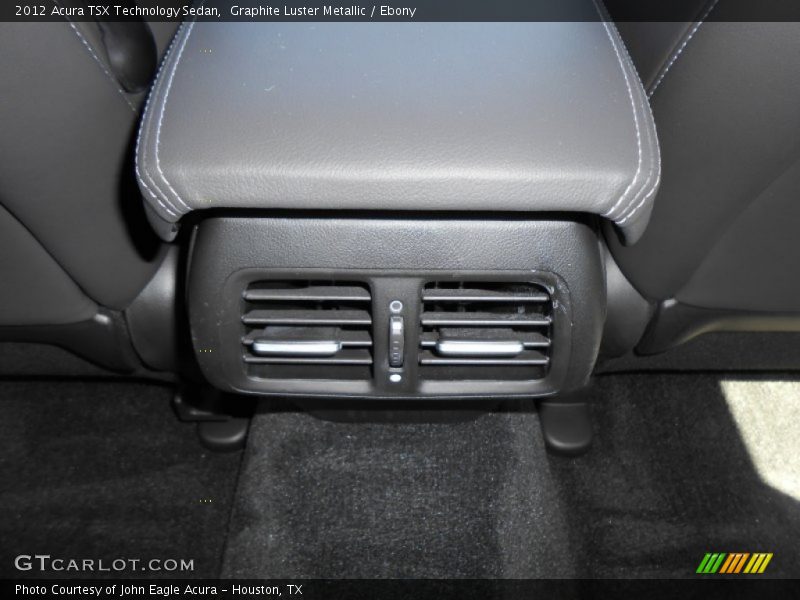 Graphite Luster Metallic / Ebony 2012 Acura TSX Technology Sedan