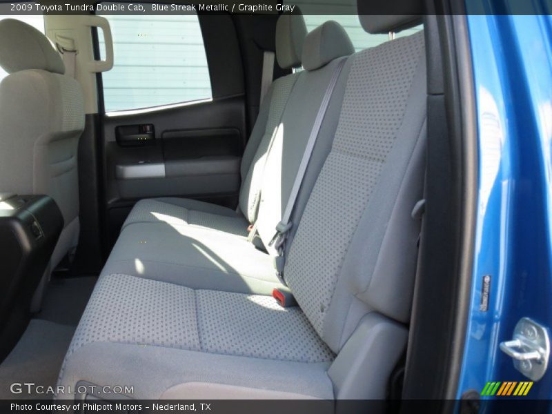 Blue Streak Metallic / Graphite Gray 2009 Toyota Tundra Double Cab