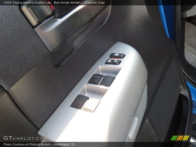 Blue Streak Metallic / Graphite Gray 2009 Toyota Tundra Double Cab