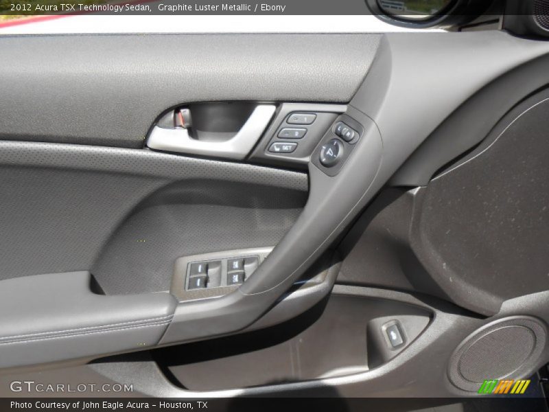 Graphite Luster Metallic / Ebony 2012 Acura TSX Technology Sedan