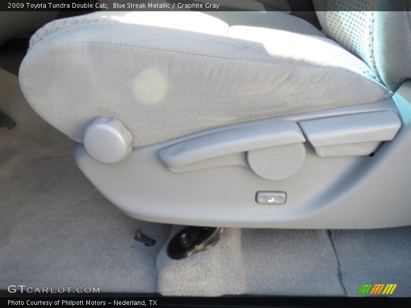 Blue Streak Metallic / Graphite Gray 2009 Toyota Tundra Double Cab