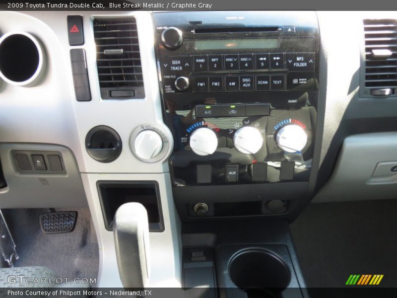 Blue Streak Metallic / Graphite Gray 2009 Toyota Tundra Double Cab