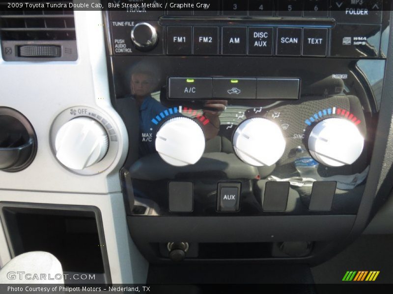 Blue Streak Metallic / Graphite Gray 2009 Toyota Tundra Double Cab