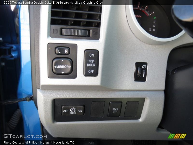 Blue Streak Metallic / Graphite Gray 2009 Toyota Tundra Double Cab