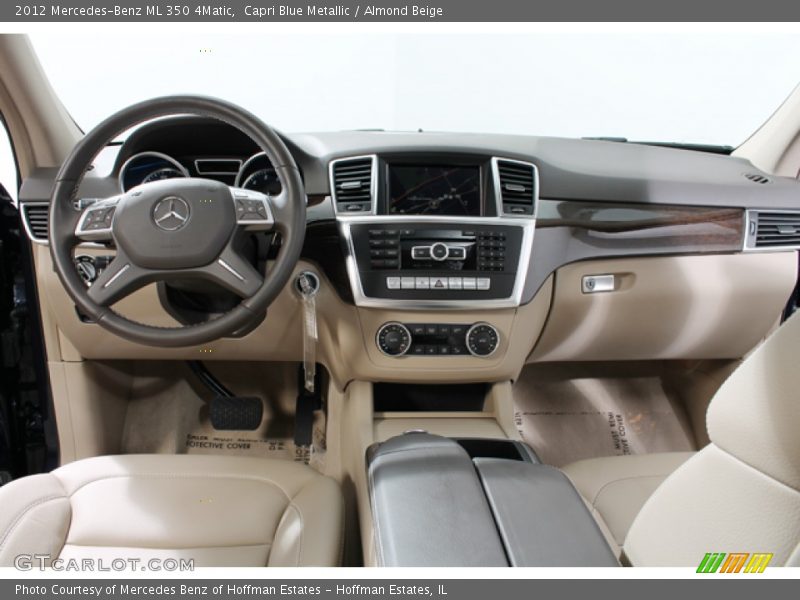 Capri Blue Metallic / Almond Beige 2012 Mercedes-Benz ML 350 4Matic