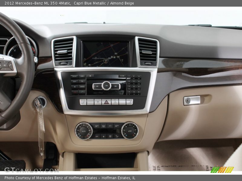 Capri Blue Metallic / Almond Beige 2012 Mercedes-Benz ML 350 4Matic