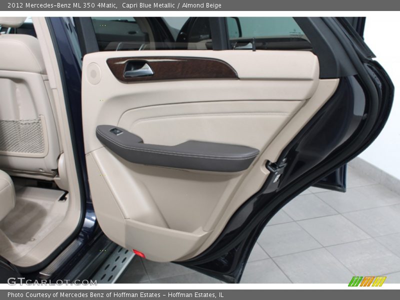 Capri Blue Metallic / Almond Beige 2012 Mercedes-Benz ML 350 4Matic