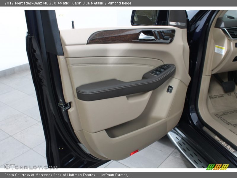 Capri Blue Metallic / Almond Beige 2012 Mercedes-Benz ML 350 4Matic