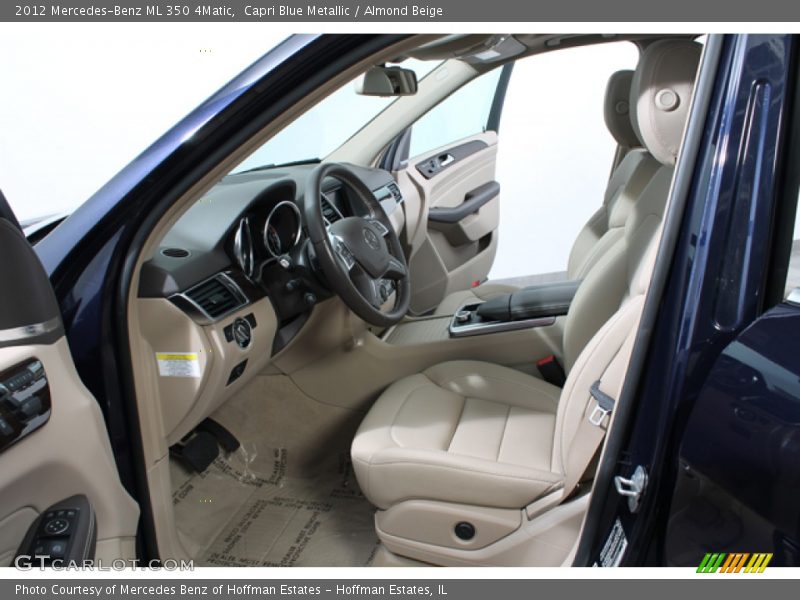 Capri Blue Metallic / Almond Beige 2012 Mercedes-Benz ML 350 4Matic