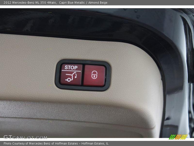 Capri Blue Metallic / Almond Beige 2012 Mercedes-Benz ML 350 4Matic