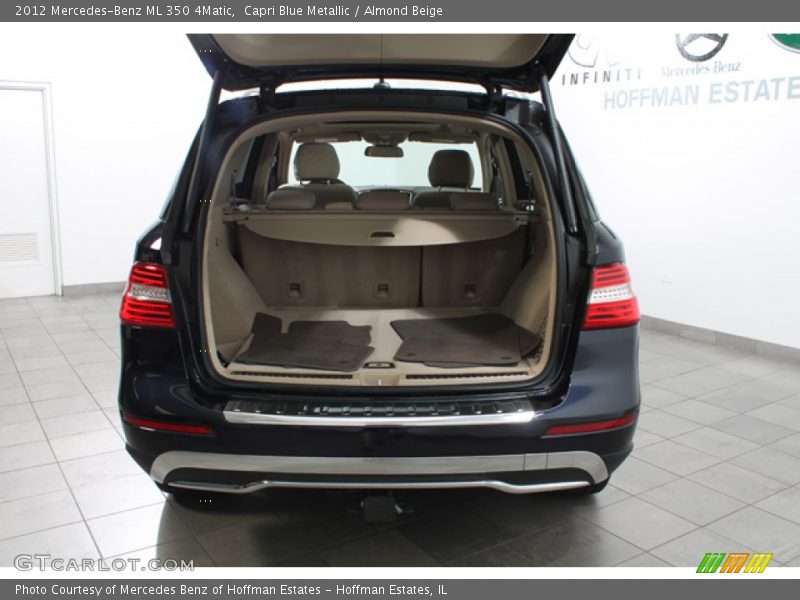 Capri Blue Metallic / Almond Beige 2012 Mercedes-Benz ML 350 4Matic