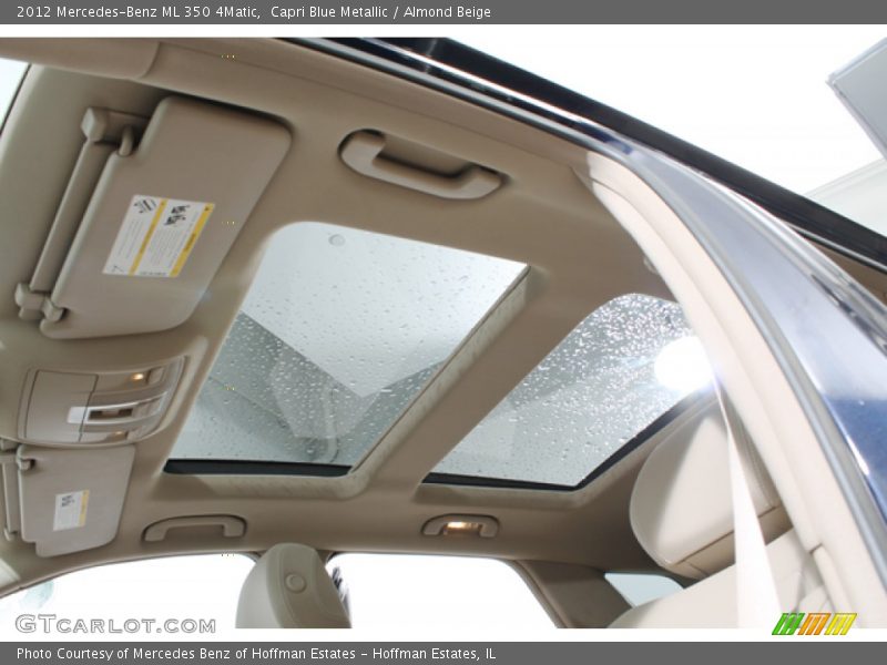 Capri Blue Metallic / Almond Beige 2012 Mercedes-Benz ML 350 4Matic