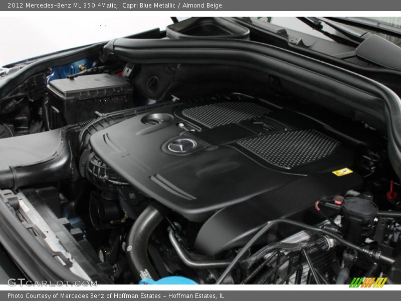 Capri Blue Metallic / Almond Beige 2012 Mercedes-Benz ML 350 4Matic