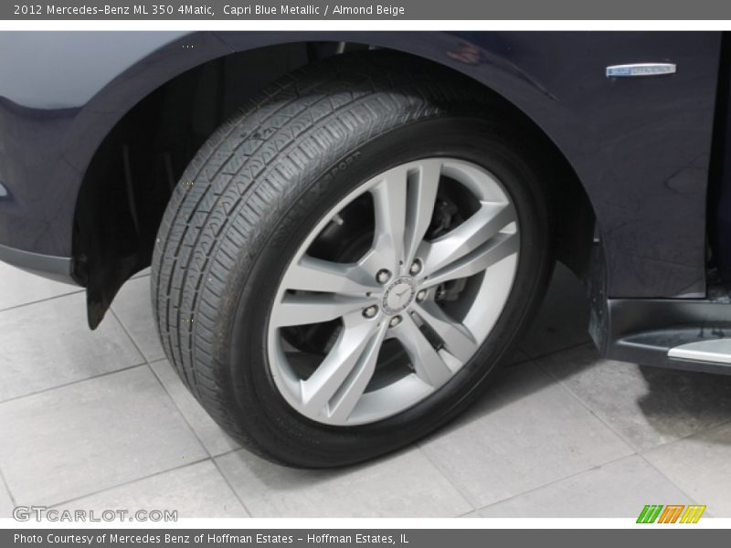 Capri Blue Metallic / Almond Beige 2012 Mercedes-Benz ML 350 4Matic