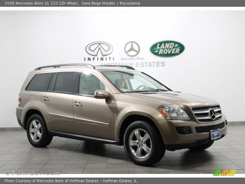 Sand Beige Metallic / Macadamia 2008 Mercedes-Benz GL 320 CDI 4Matic