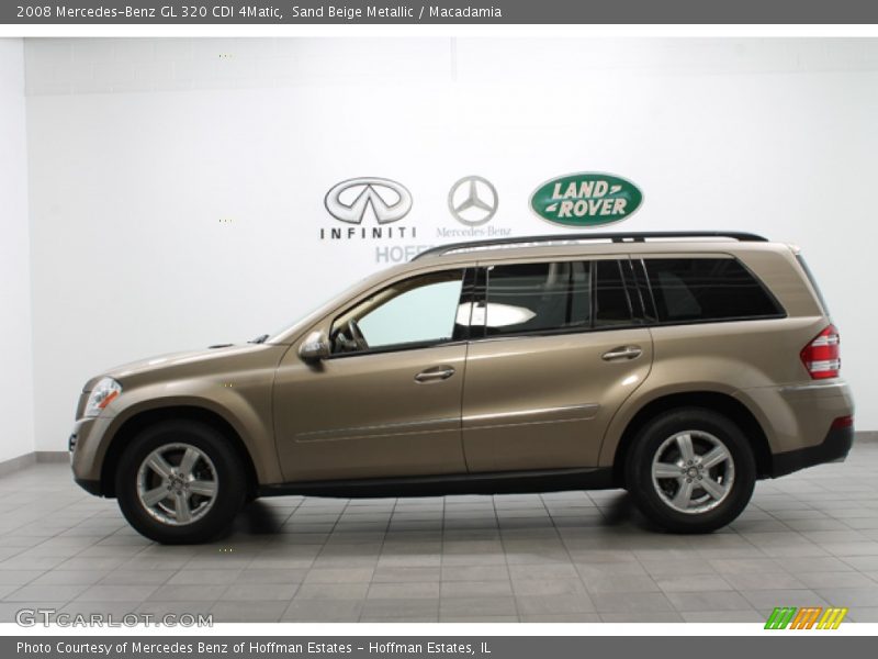 Sand Beige Metallic / Macadamia 2008 Mercedes-Benz GL 320 CDI 4Matic