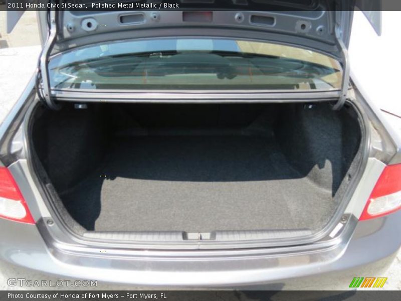 Polished Metal Metallic / Black 2011 Honda Civic Si Sedan