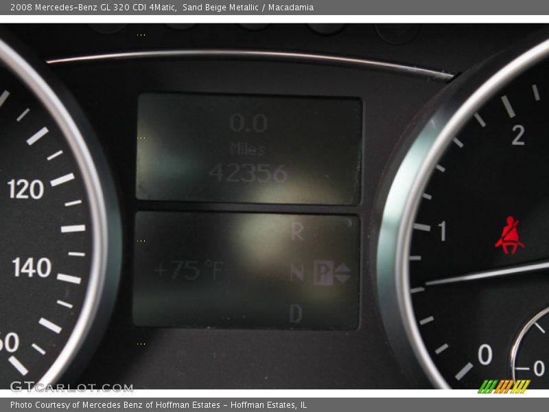 Sand Beige Metallic / Macadamia 2008 Mercedes-Benz GL 320 CDI 4Matic