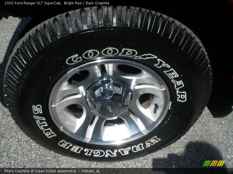 Bright Red / Dark Graphite 2003 Ford Ranger XLT SuperCab