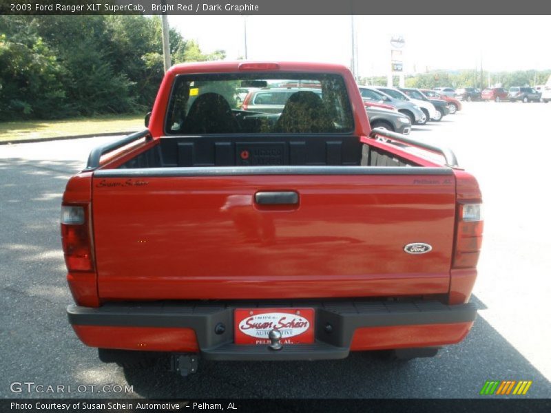 Bright Red / Dark Graphite 2003 Ford Ranger XLT SuperCab
