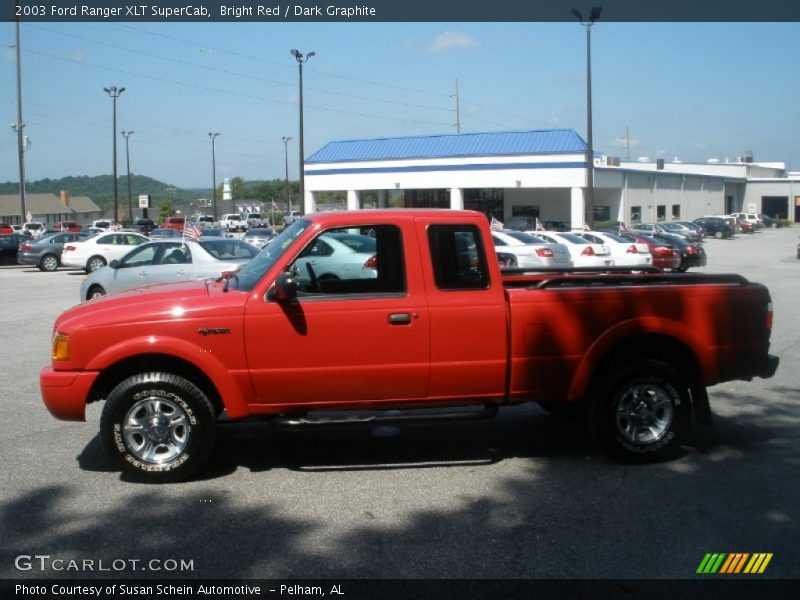 Bright Red / Dark Graphite 2003 Ford Ranger XLT SuperCab