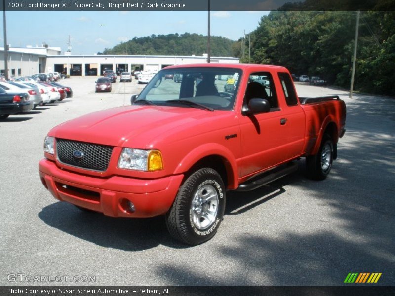 Bright Red / Dark Graphite 2003 Ford Ranger XLT SuperCab