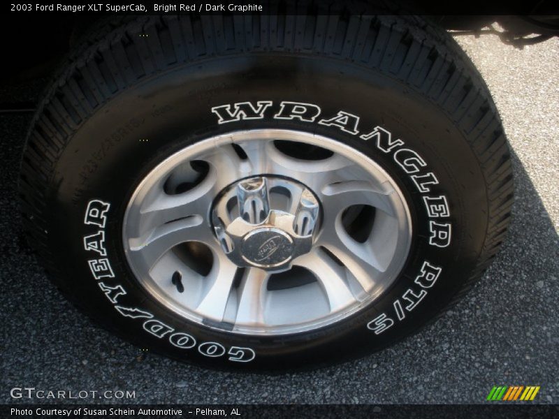 Bright Red / Dark Graphite 2003 Ford Ranger XLT SuperCab
