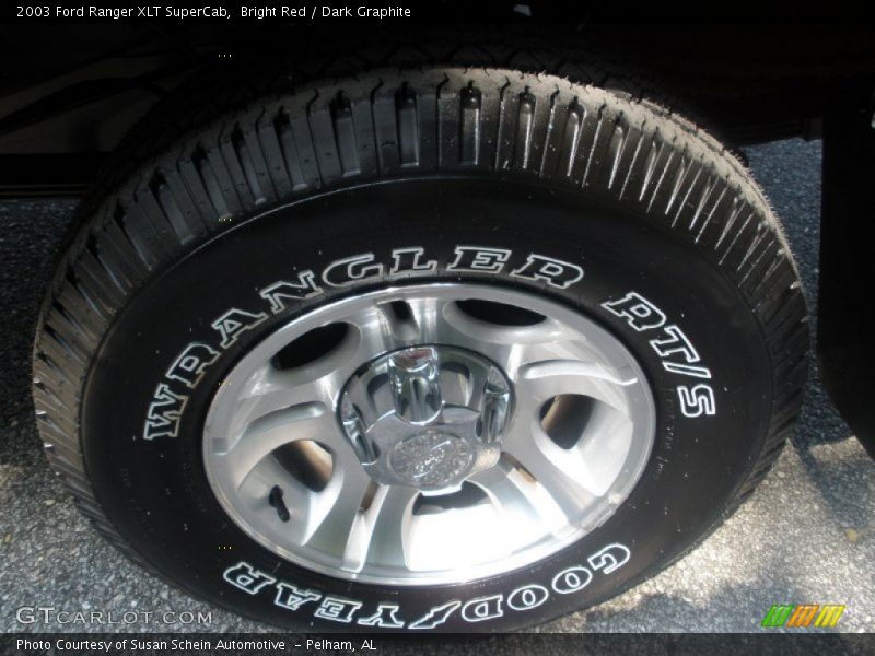 Bright Red / Dark Graphite 2003 Ford Ranger XLT SuperCab