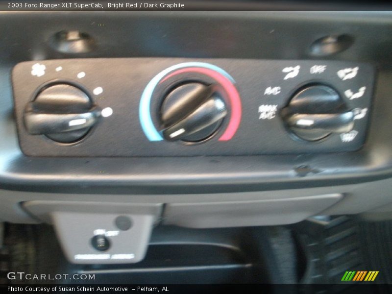 Bright Red / Dark Graphite 2003 Ford Ranger XLT SuperCab