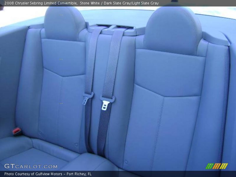 Stone White / Dark Slate Gray/Light Slate Gray 2008 Chrysler Sebring Limited Convertible