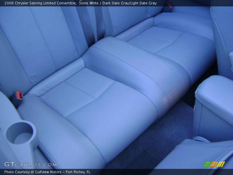 Stone White / Dark Slate Gray/Light Slate Gray 2008 Chrysler Sebring Limited Convertible