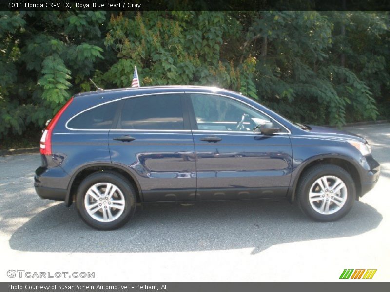 Royal Blue Pearl / Gray 2011 Honda CR-V EX